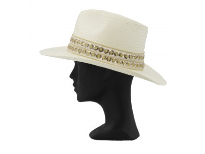 Sombrero indiana CHANNEL beige